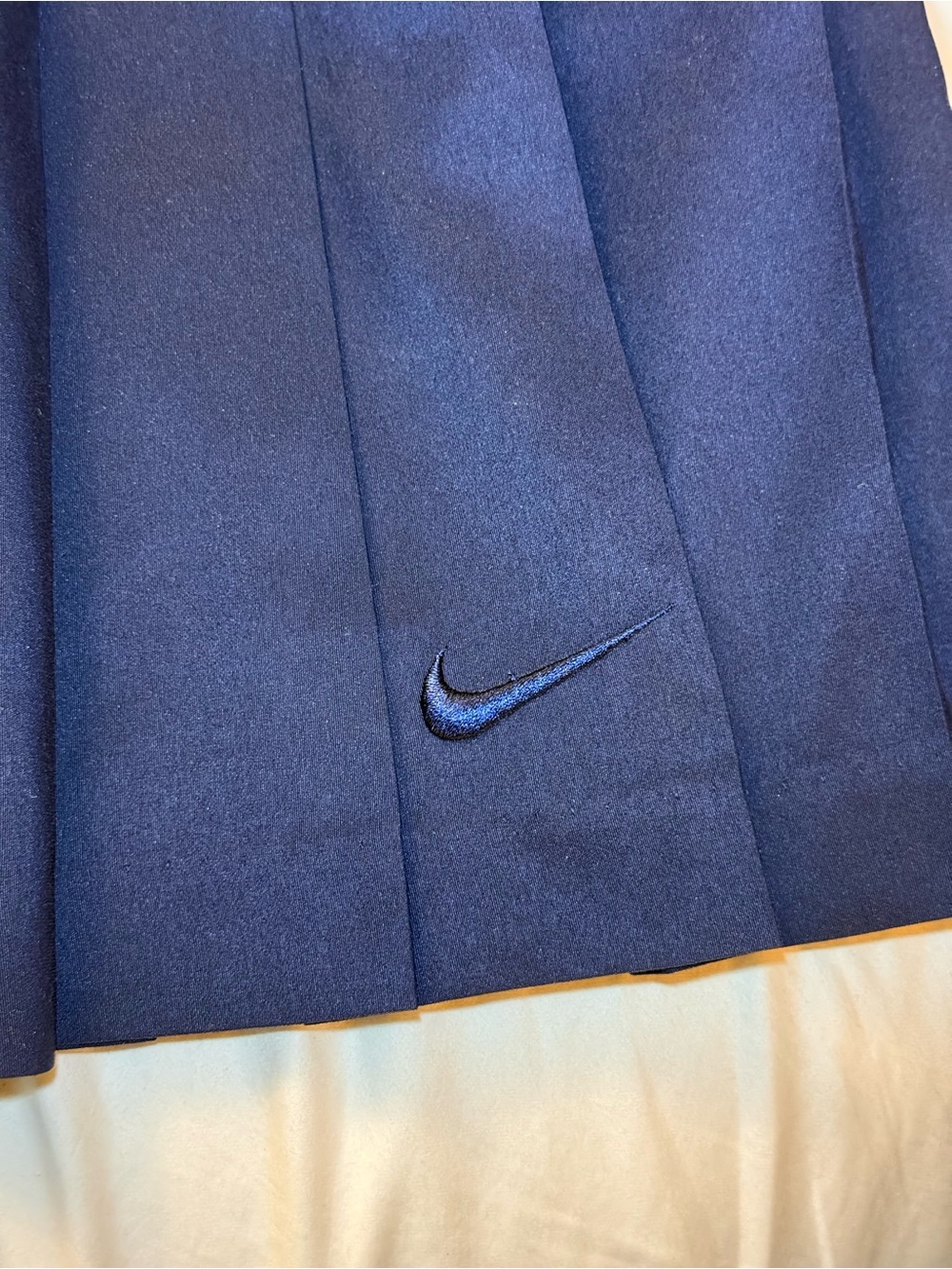 Vintage 80s 90s Nike Women’s Navy Pleated Tennis Skirt Size M - Picture 4 of 6